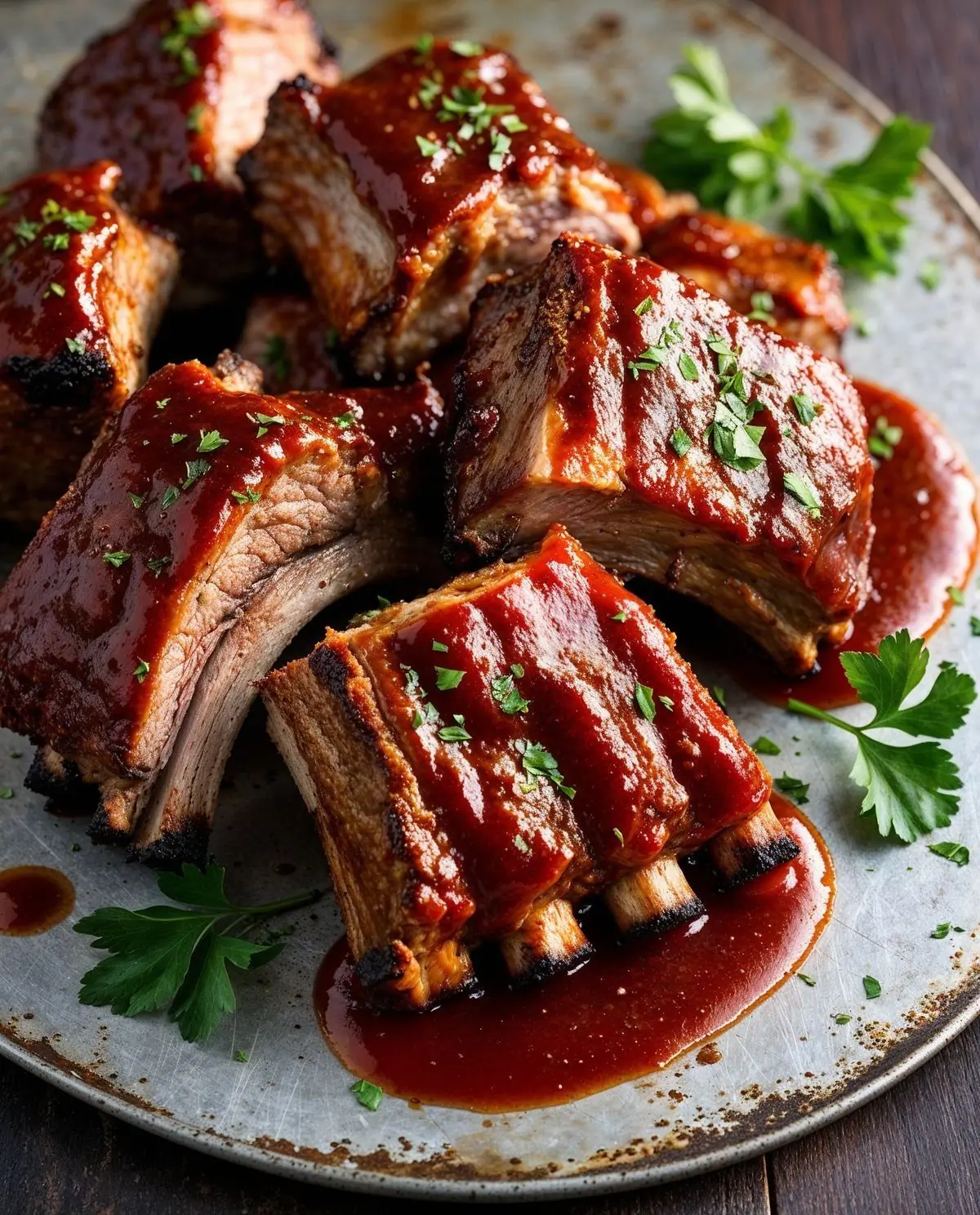 🍖 Sticky BBQ Pork Ribs (Oven + Glaze Finish)
