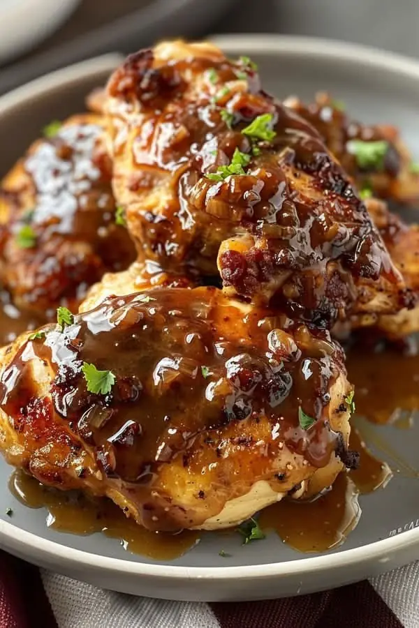 🍗🔥 Caramelized Onion Glazed Chicken