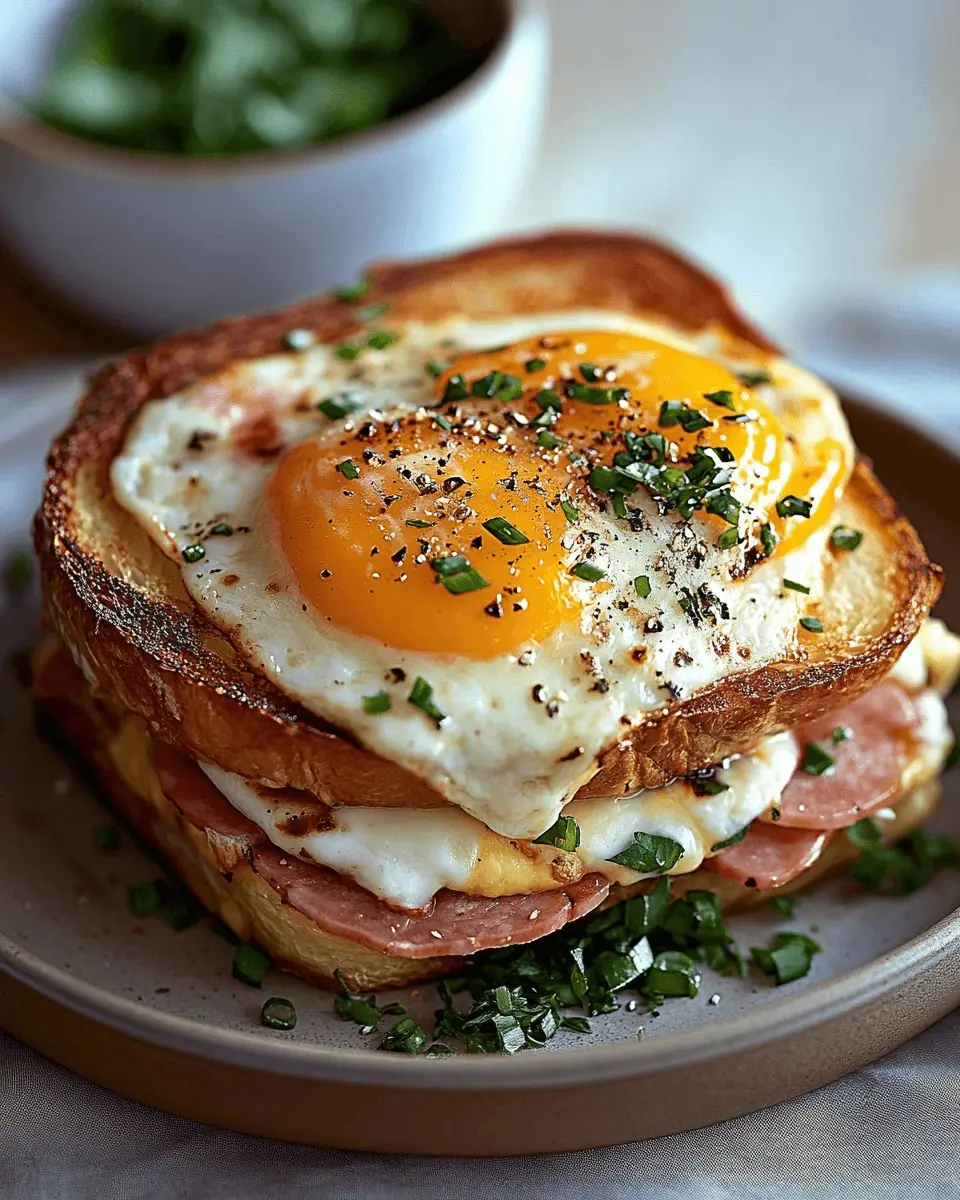 🍳🥪 Loaded Breakfast Toast Stack (Savory Comfort Hit)