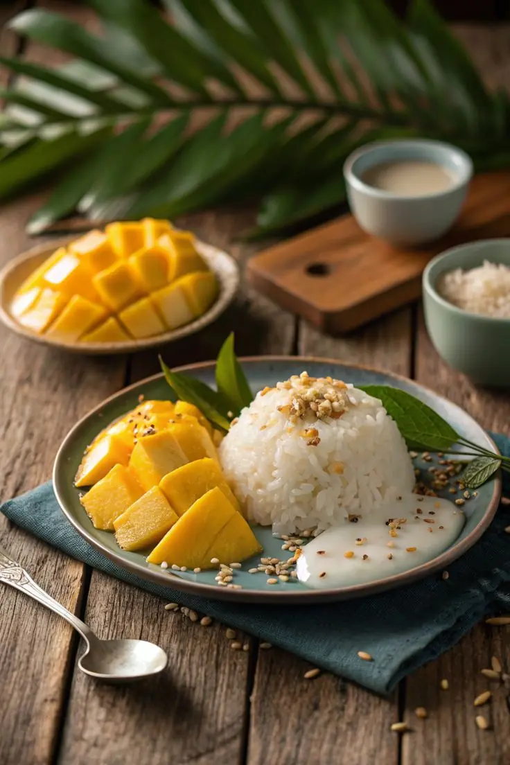 🥭🍚 Mango Sticky Rice (Thai Dessert Classic)