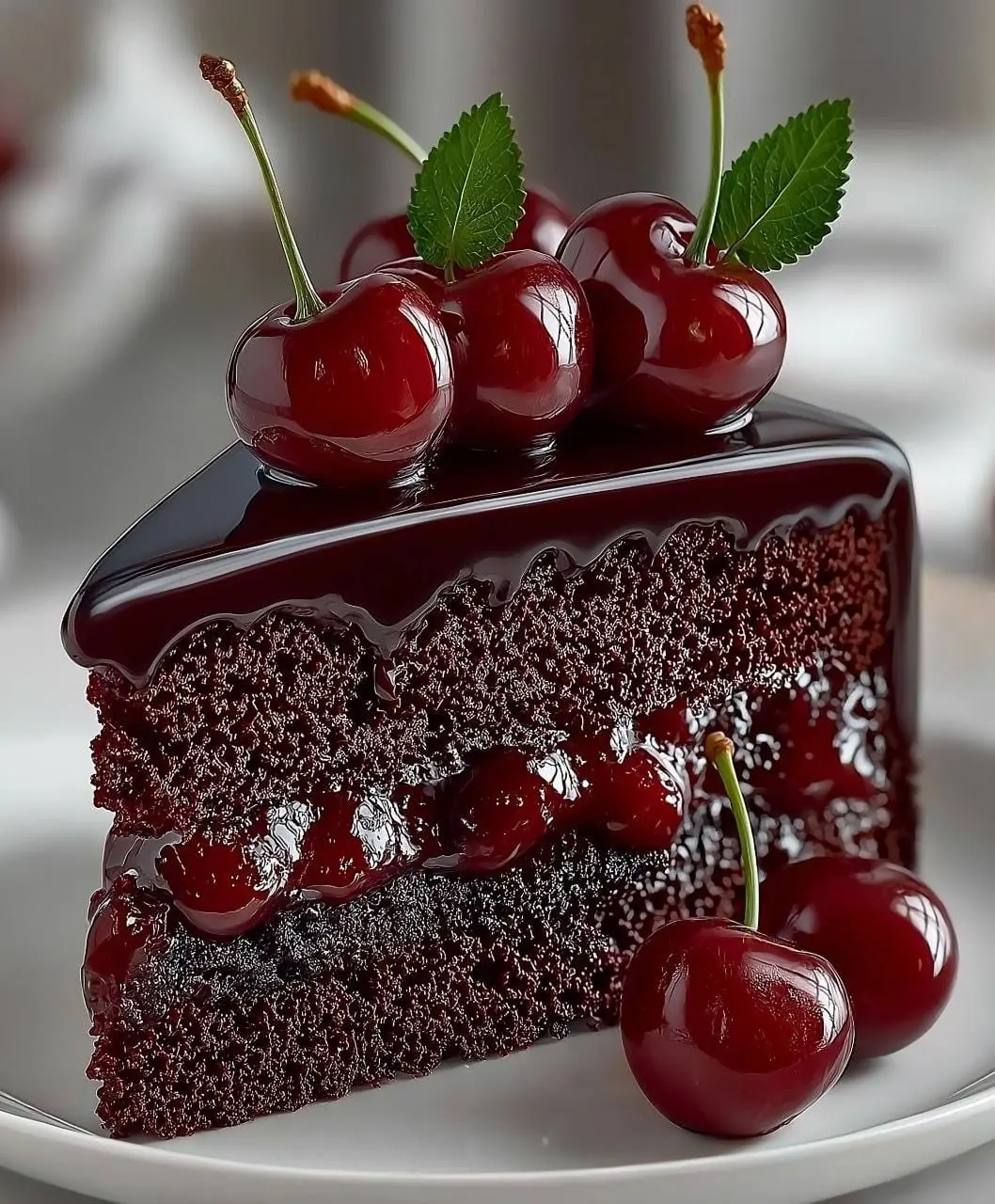 🍒🍫 Chocolate Cherry Lava Cake (Elite Dessert Energy)