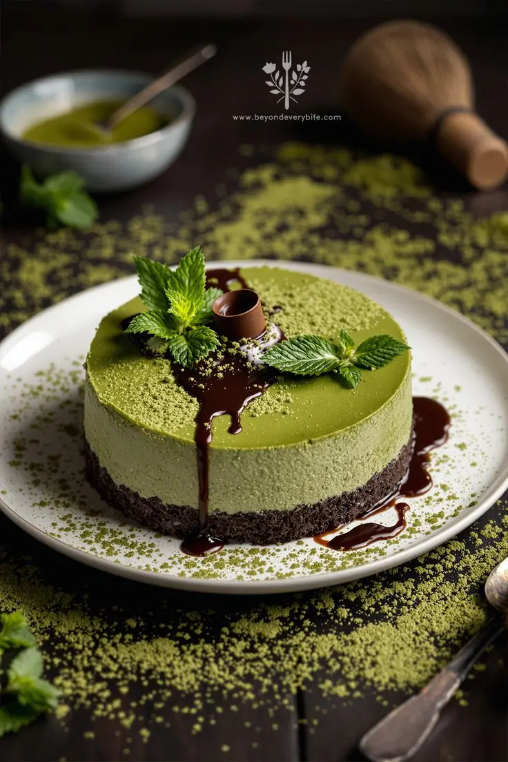 🍵 Matcha Chocolate Mousse Cake (6-inch)
