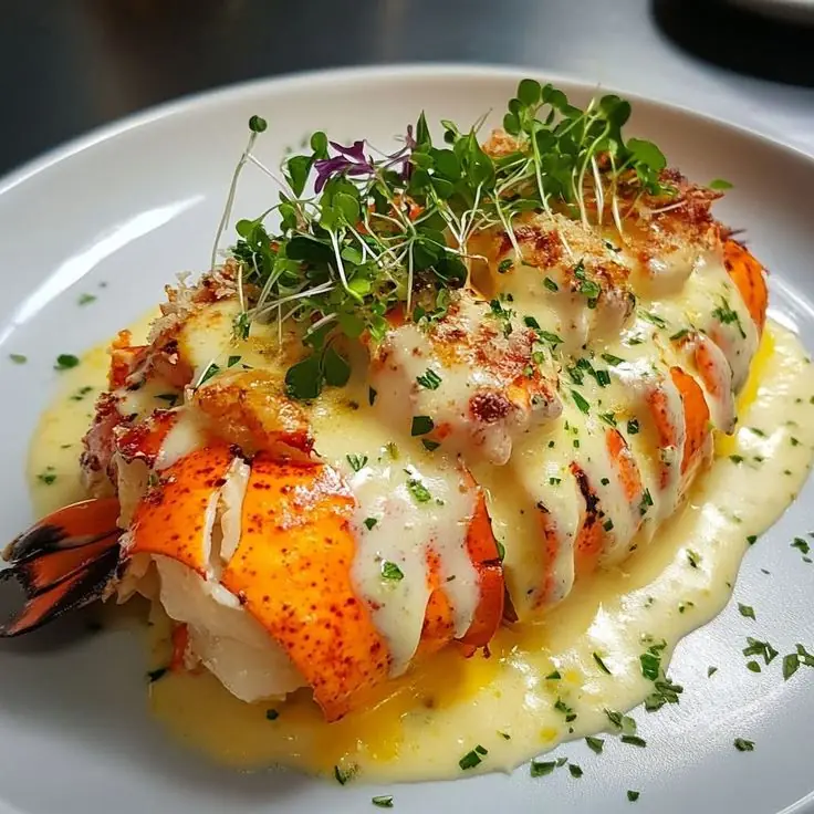 🦞🔥 Creamy Garlic Butter Lobster Tail (Ultimate Indulgence)