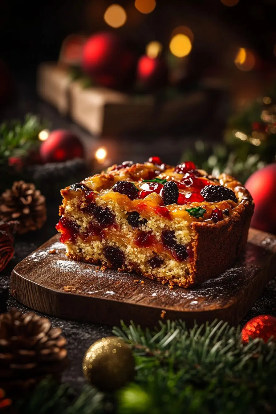 Festive Fruit & Nut Christmas Cake