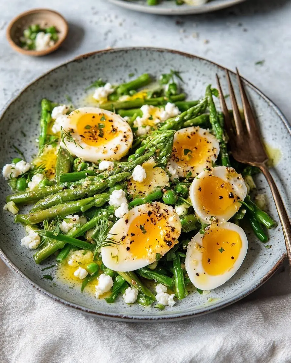 Warm Asparagus Salad with Soft-Boiled Eggs