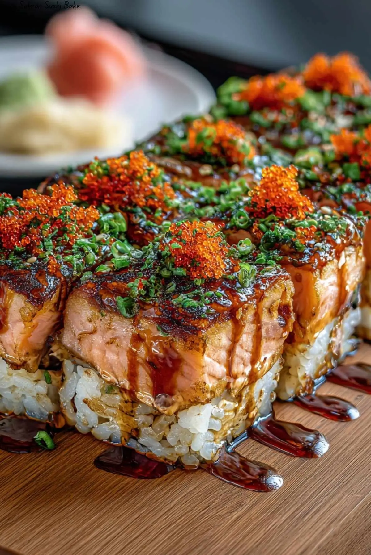 Salmon Sushi Bake (Rich, Creamy & Umami-Packed)