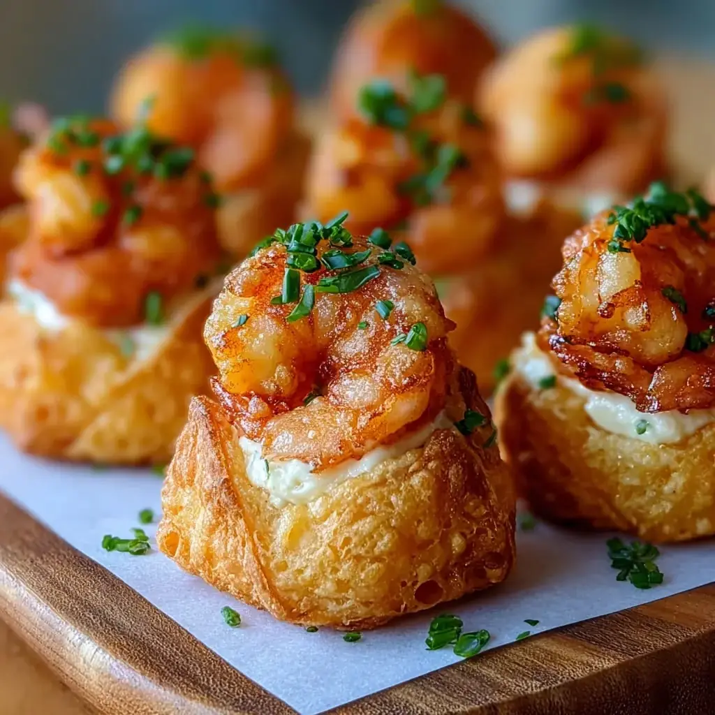 🍤 Crispy Shrimp Puff Pastry Bites