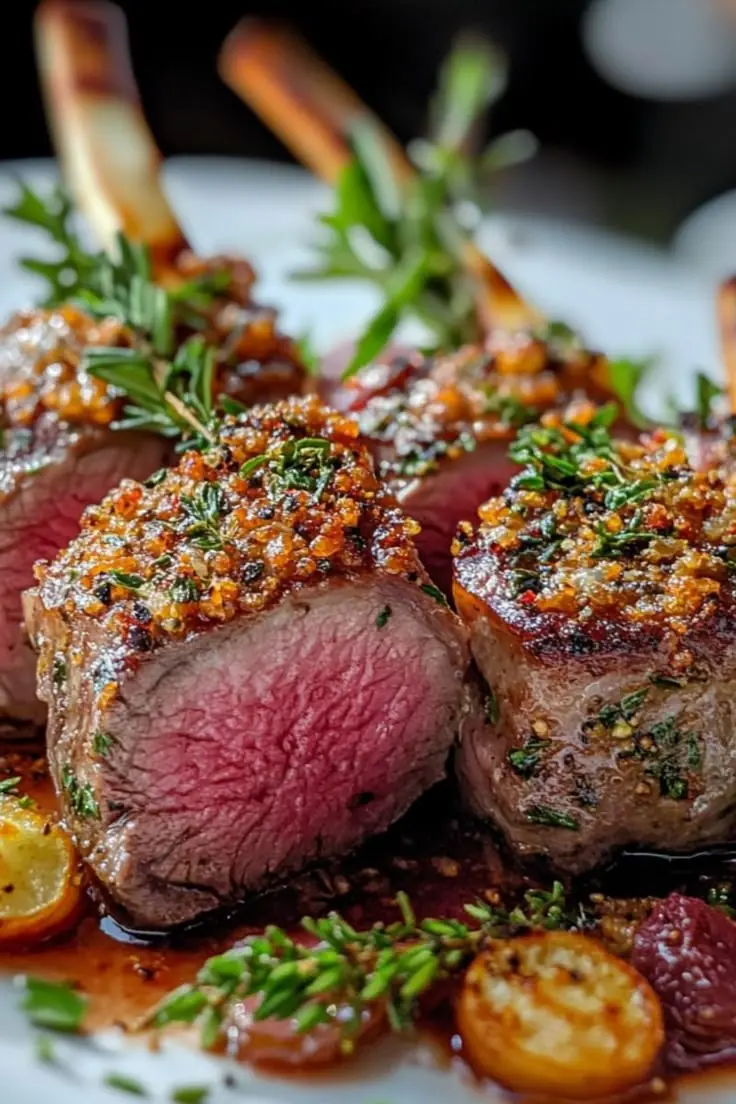 🥩 Garlic Herb Crusted Lamb Chops