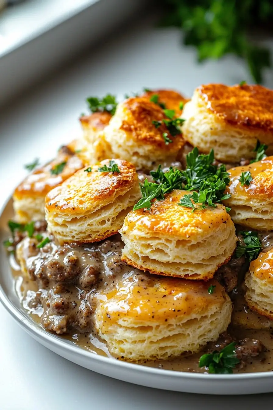 🥞 Biscuits & Sausage Gravy