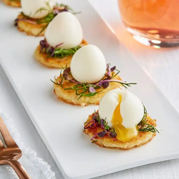 🥚 Crispy Potato Rounds with Jammy Eggs