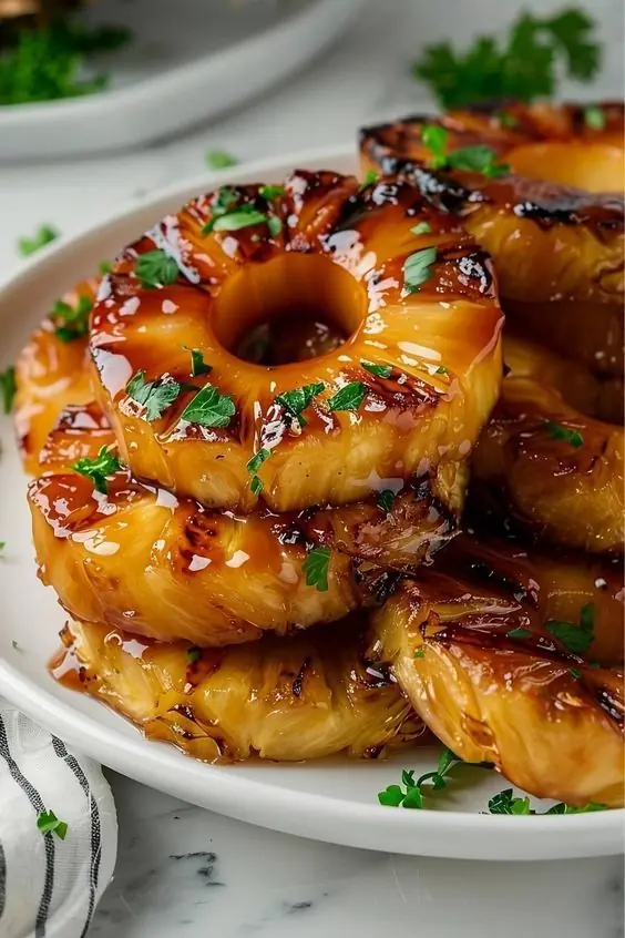 🍍 Caramelized Pineapple Rings