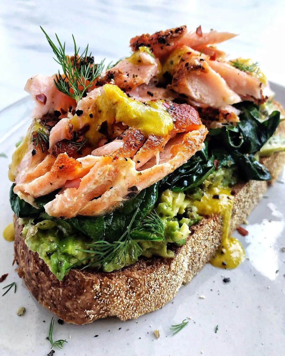 🥑 Salmon Avocado Toast That Looks Stupidly Good