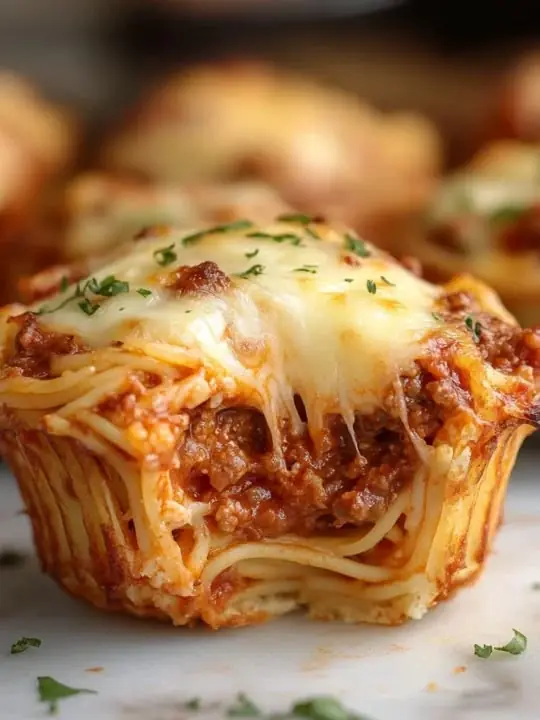 🍝 Lasagna Cupcakes Are Actually Genius