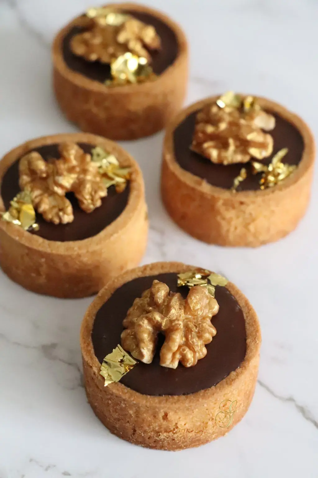 🍫 These Chocolate Walnut Tartlets