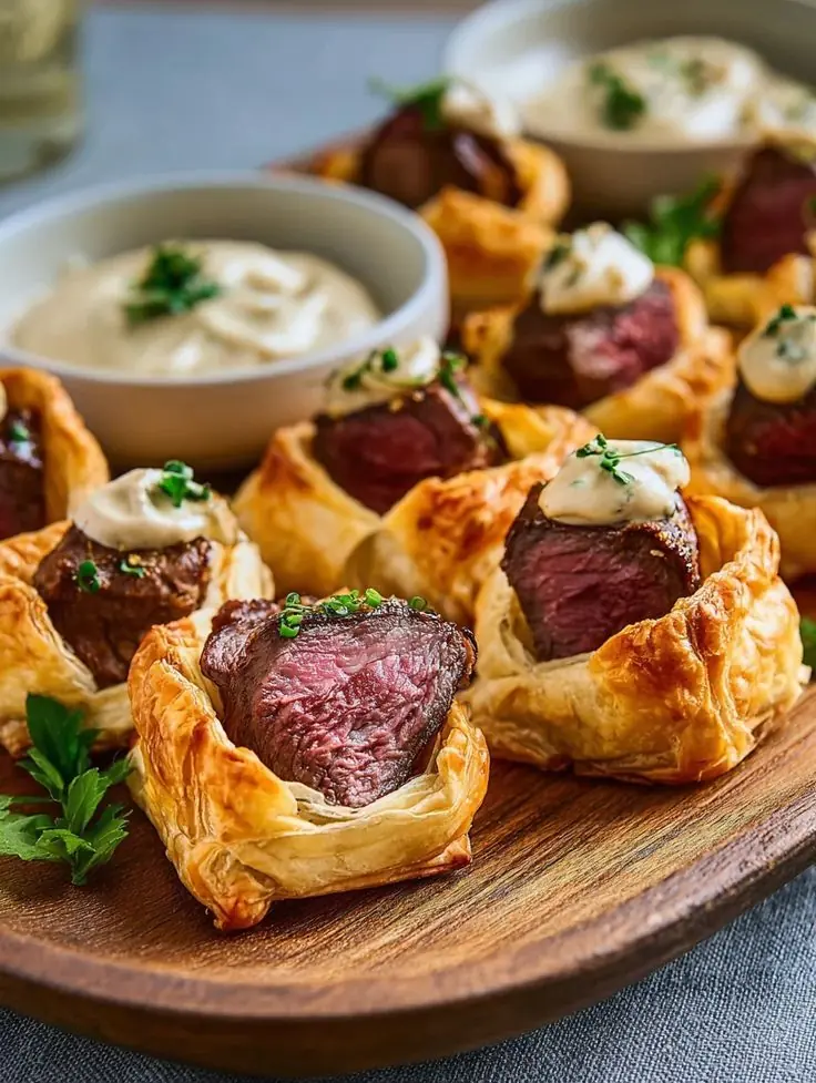 🥩 These Steak Puff Pastry Bites