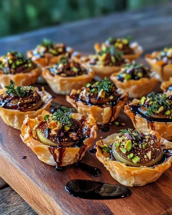 🍯 These Fig & Pistachio Pastry Cups