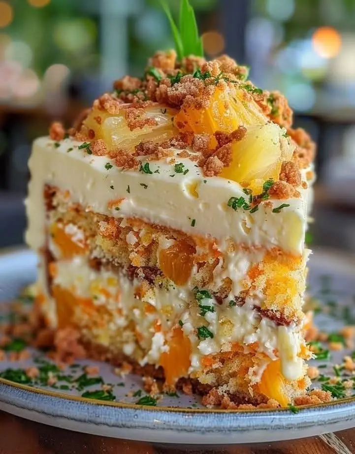 Pineapple Cream Cake