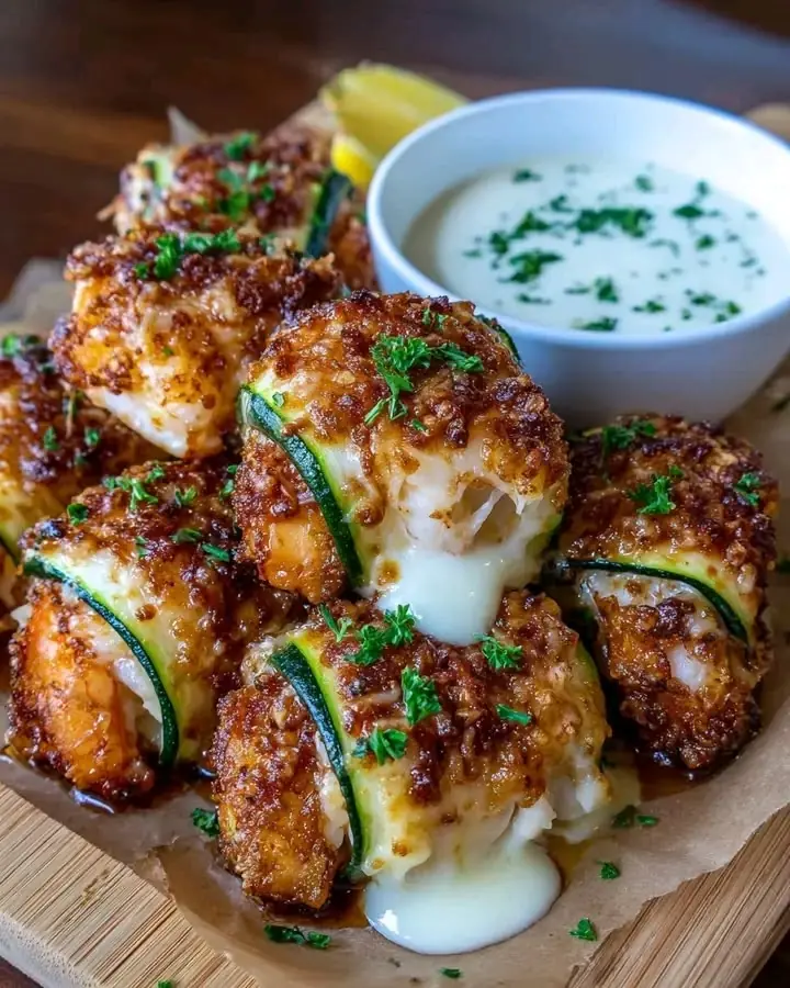 Crispy Garlic Parmesan Chicken Rolls