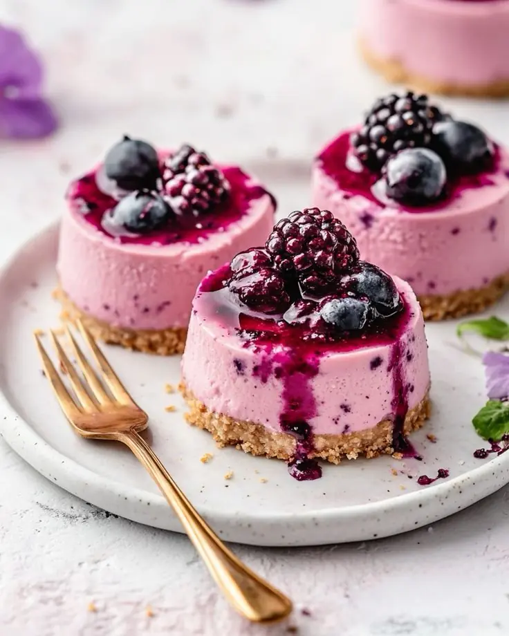 Berry Mini Cheesecakes