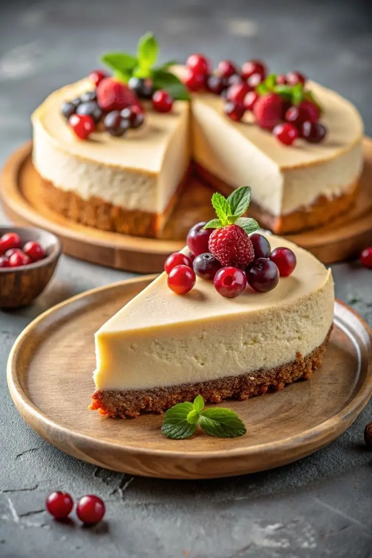Classic Berry Cheesecake