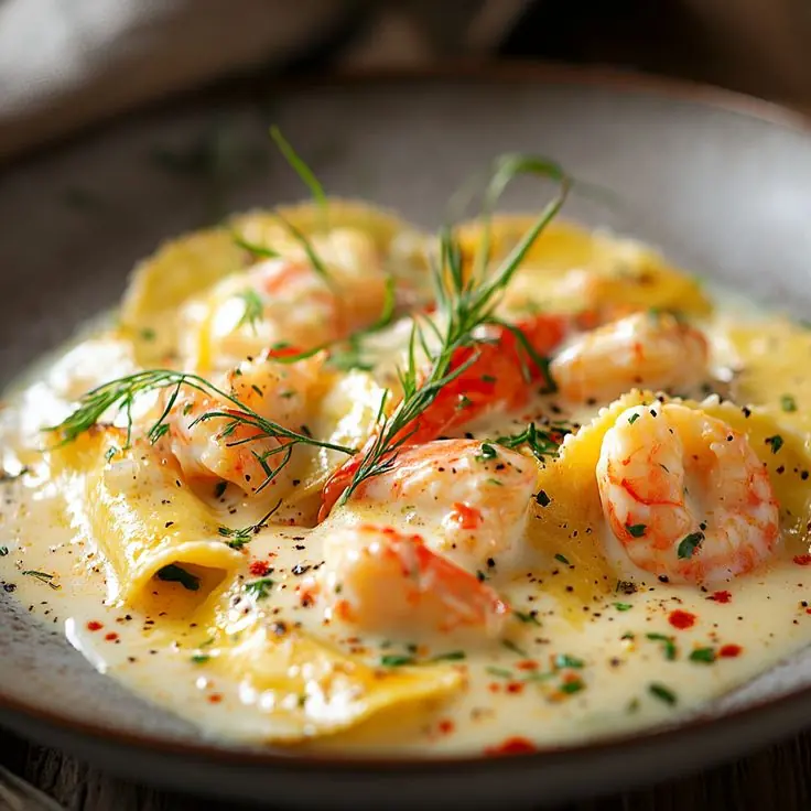 Creamy Shrimp Pasta Looks