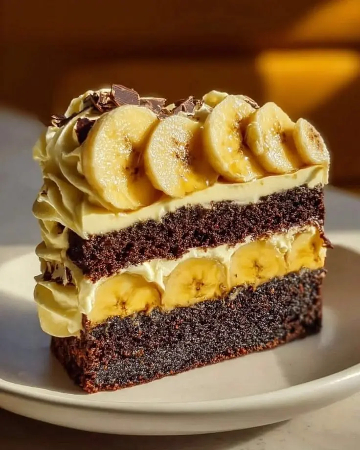 Chocolate Banana Layer Cake