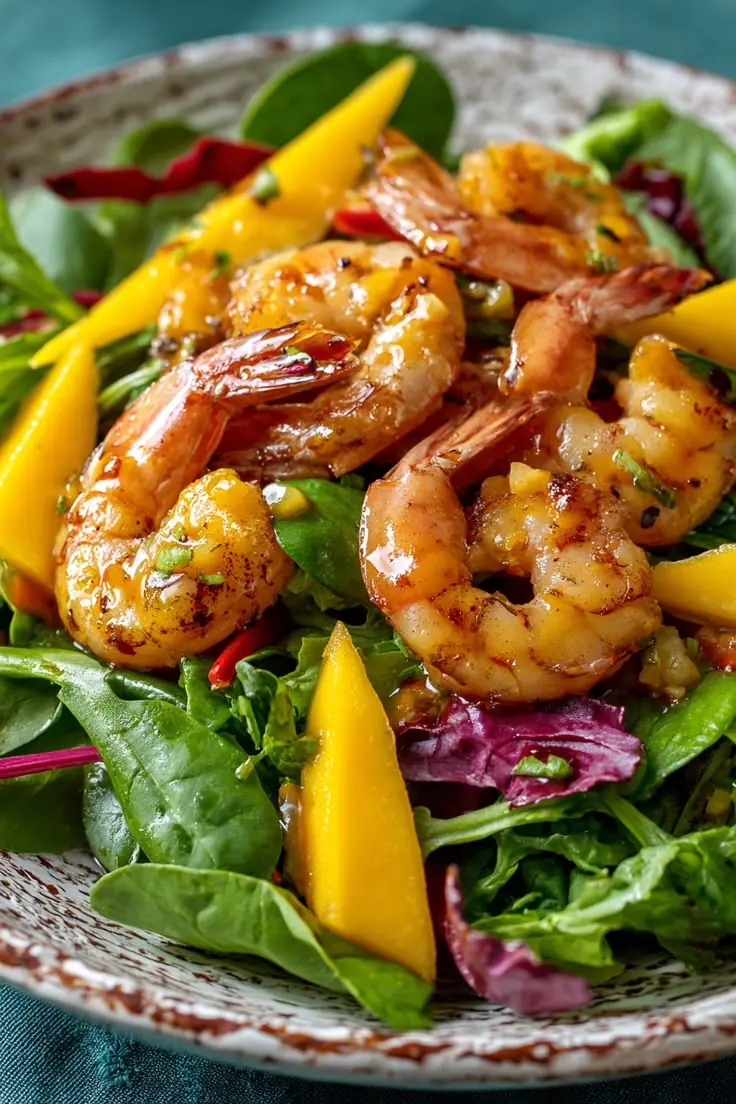 🥭🍤 Spicy Mango Shrimp Salad