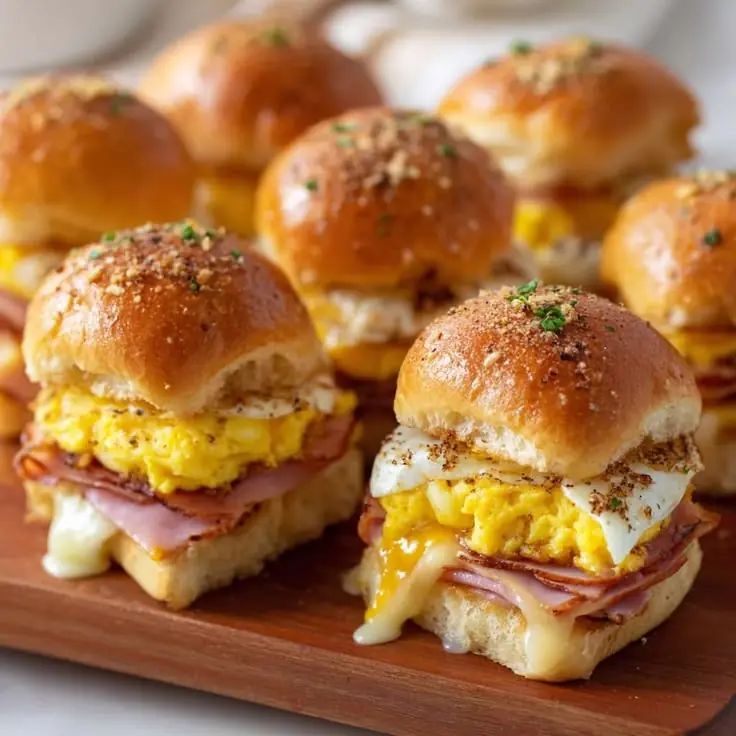 🍳🧀 Ham, Egg & Cheese Breakfast Sliders
