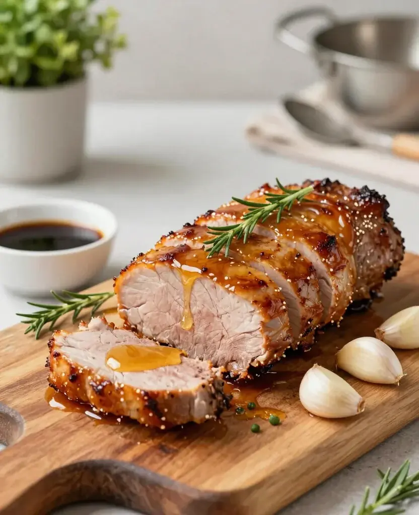 Honey Garlic Baked Pork Tenderloin