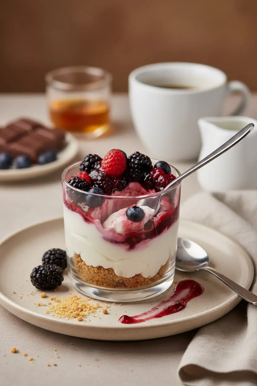 No-Bake Berry Cheesecake Cups