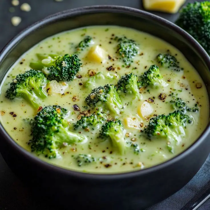 🥦 Creamy Broccoli Cheese Soup