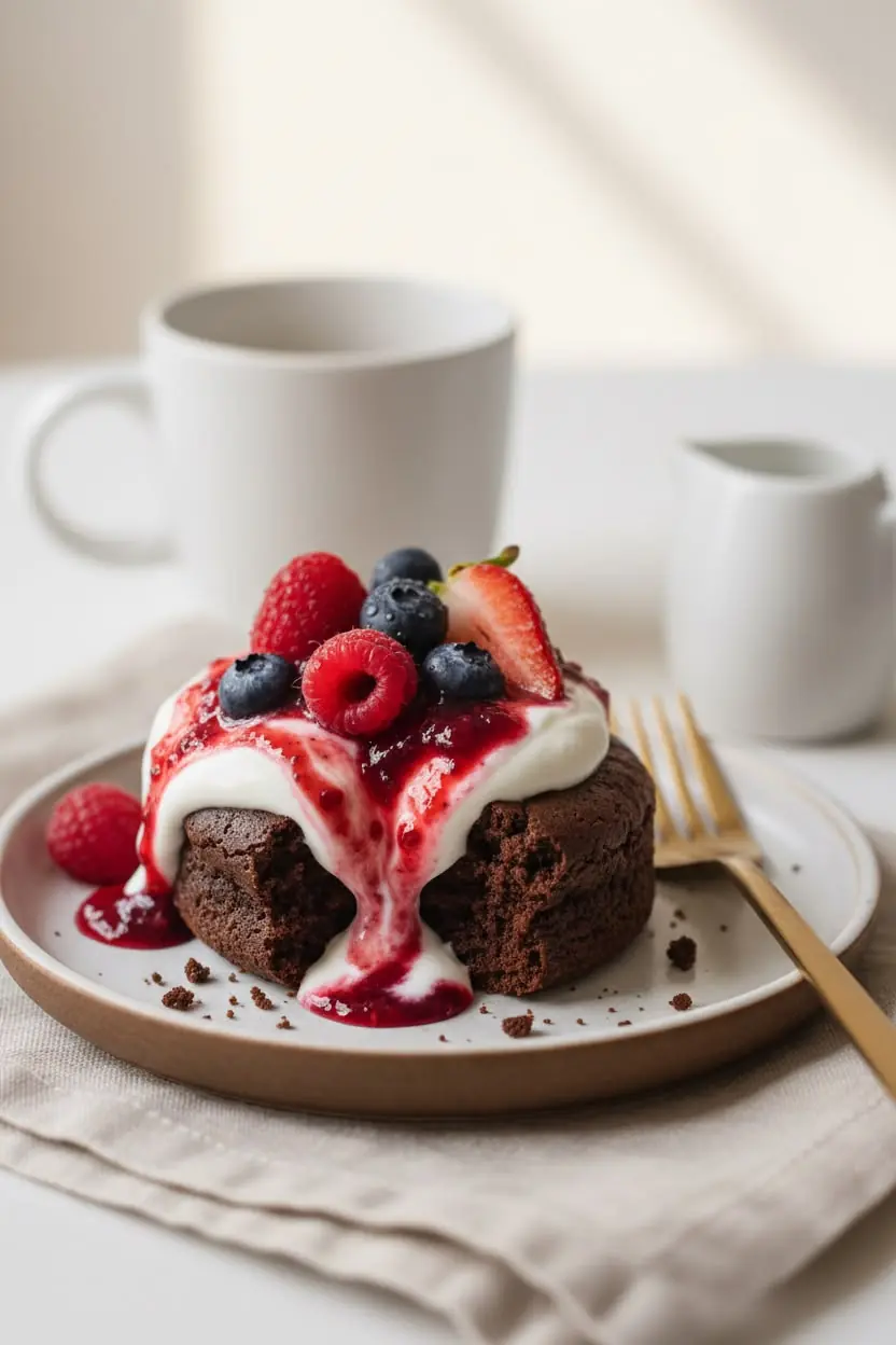 🍫 The Chocolate Cake Looks Rich and Moist