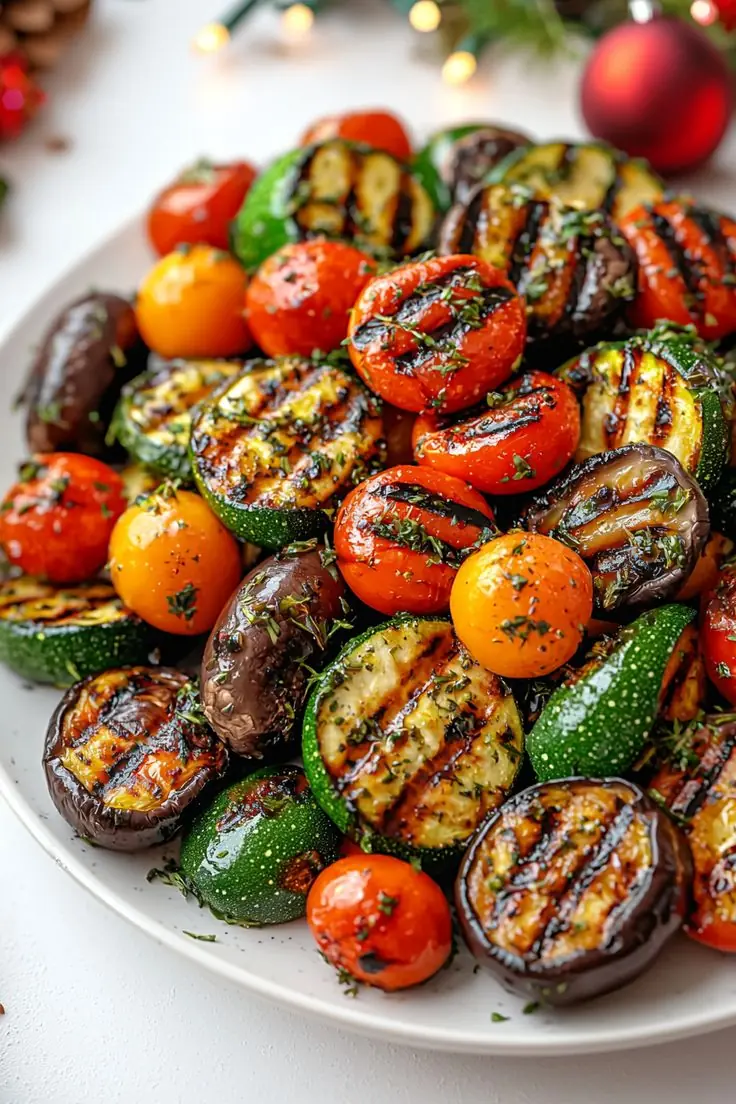 🥒🍅 The Grilled Vegetable Platter That Proves Healthy Food Can Be Absolutely Stunning