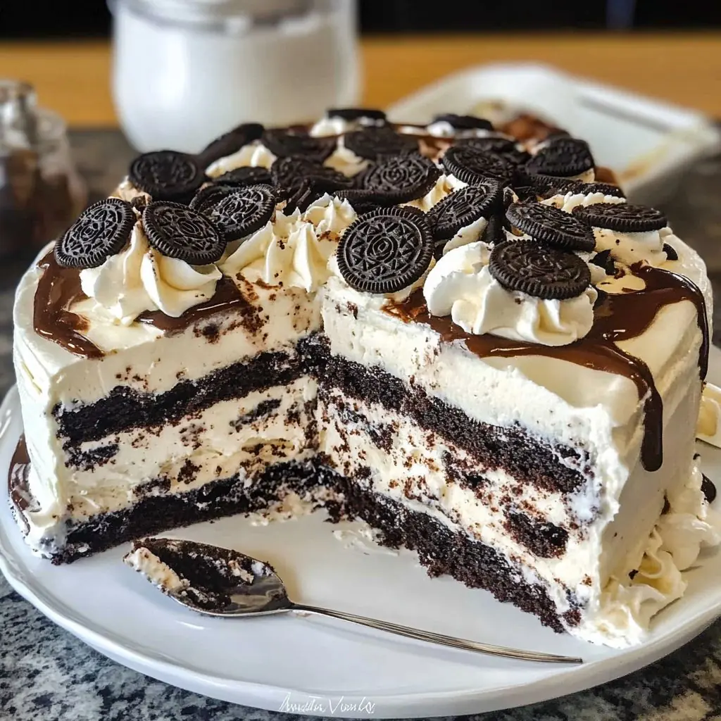🍪🍫 Cookies & Cream Dream Cake – The Ultimate Oreo Lover’s Indulgence