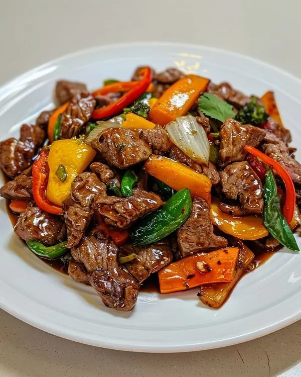 🥩 Pepper Steak Stir-Fry with Colorful Vegetables – A Restaurant-Style Favorite Bursting with Flavor