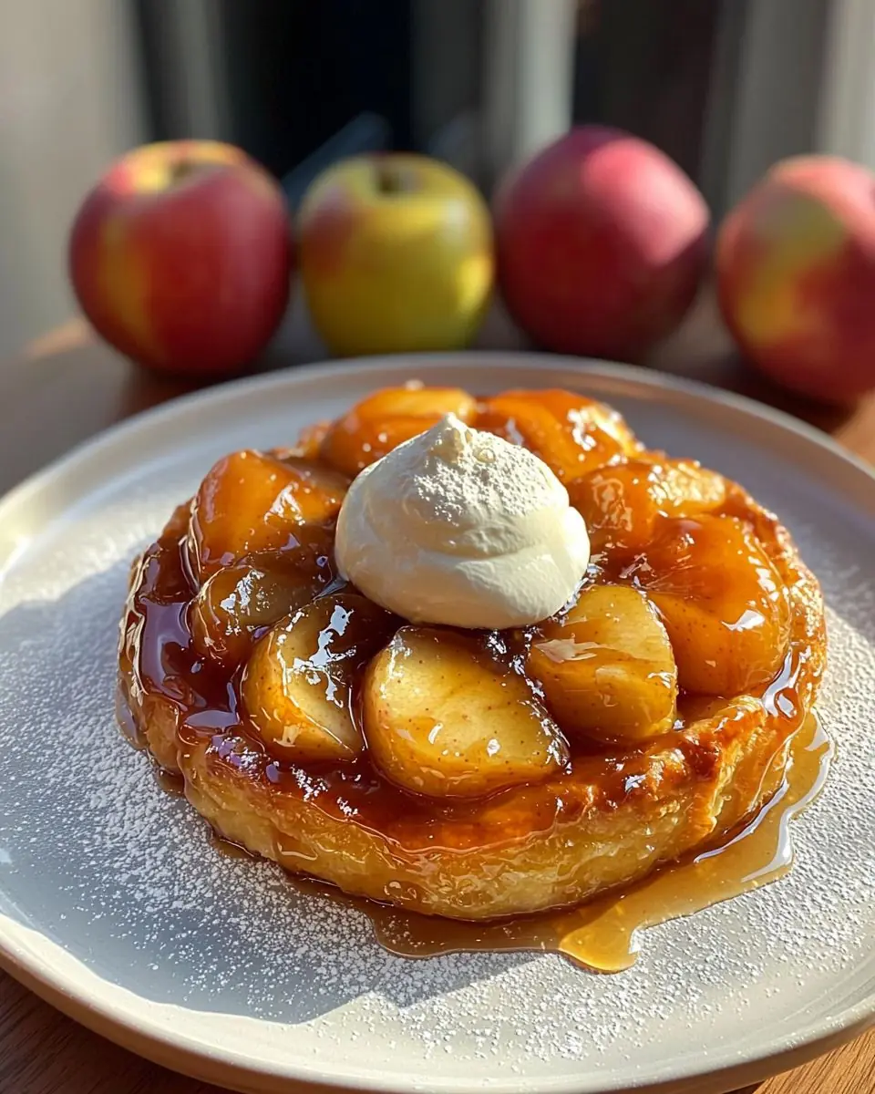 Caramel Apple Puff Pastry Tart