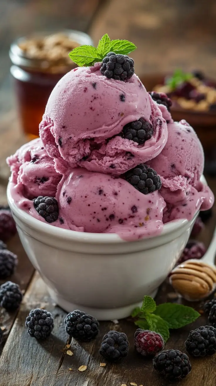 Blackberry Ice Cream