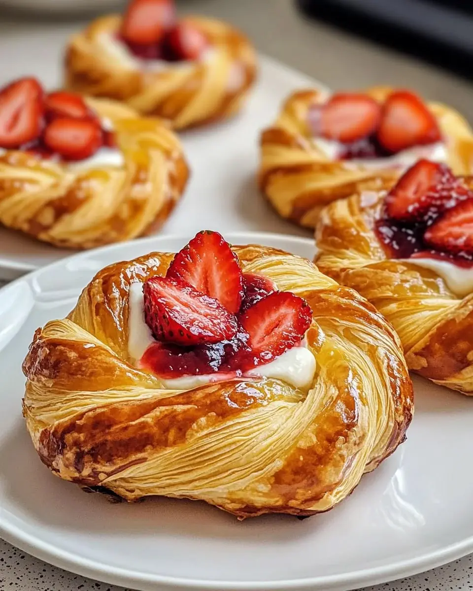 Strawberry Cream Cheese Danish