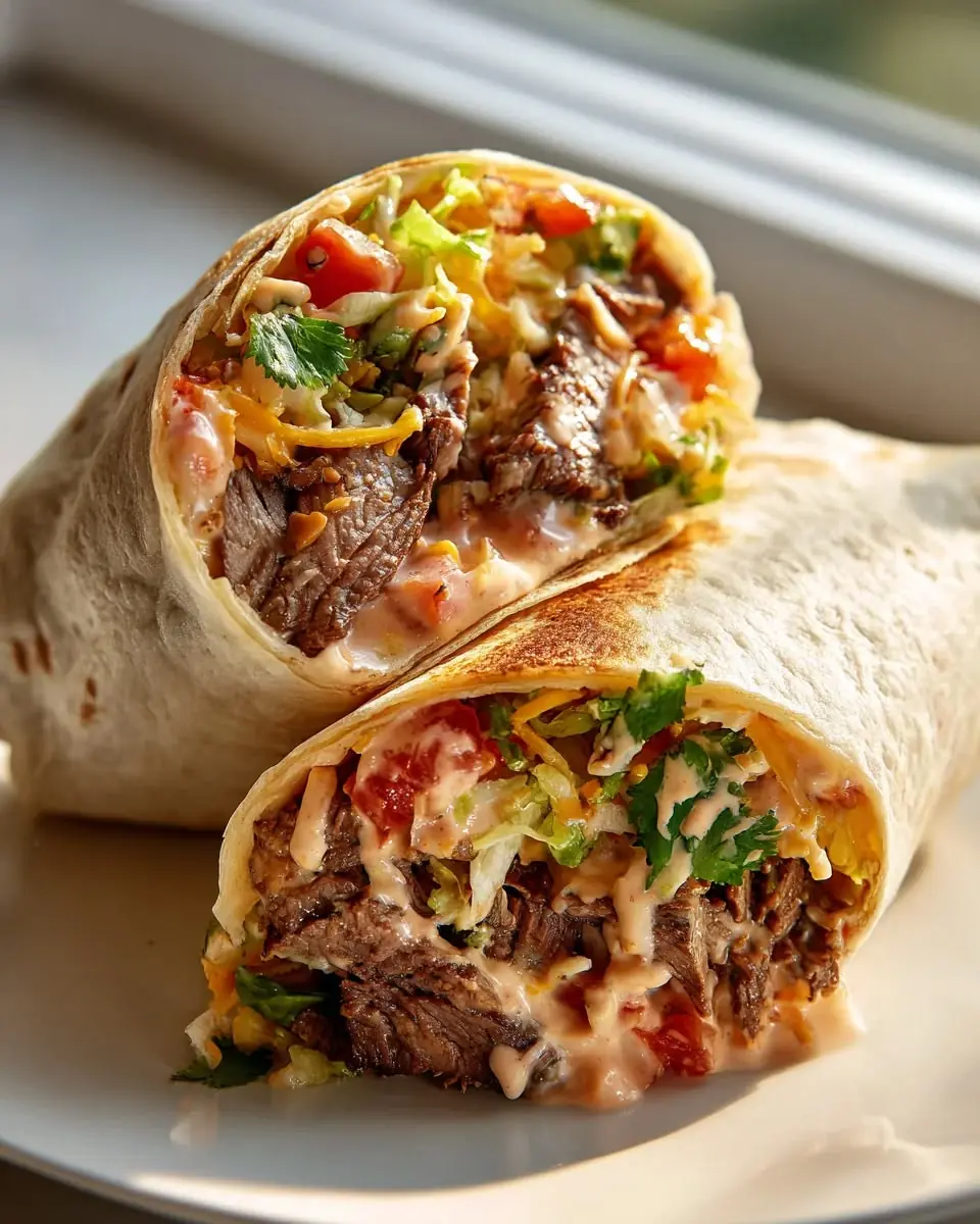 Loaded Steak Ranch Wrap