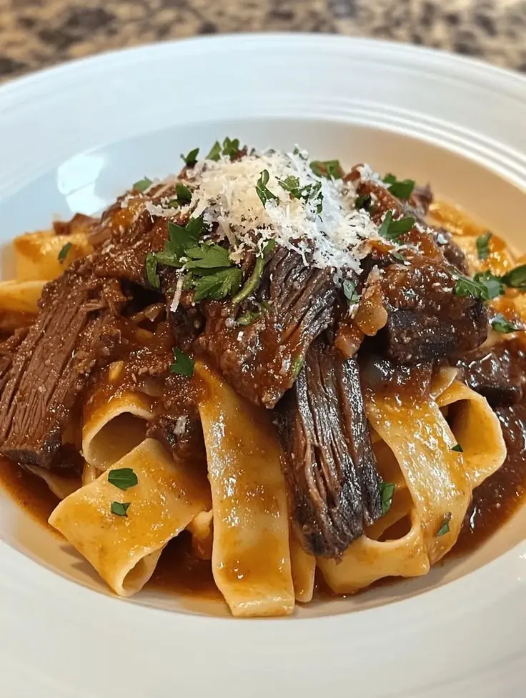 Slow-Braised Beef Ragu Pappardelle