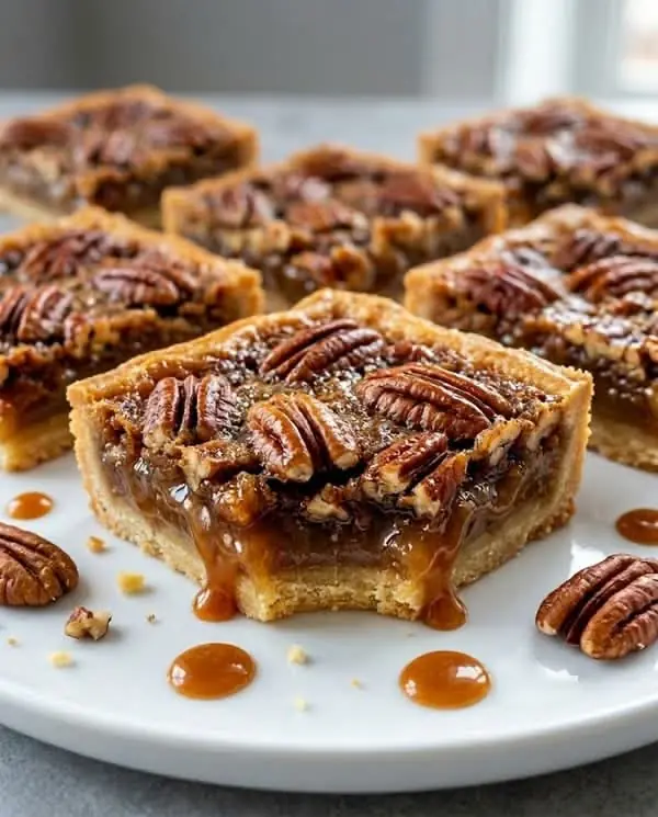 Caramel Pecan Pie Bars