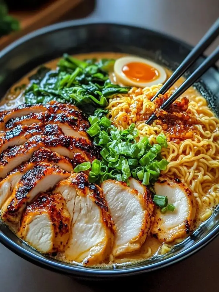 Spicy Chicken Ramen Bowl
