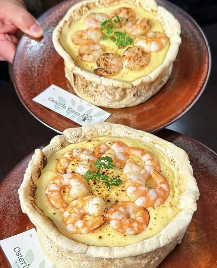 Shrimp Cheese Bread Bowl