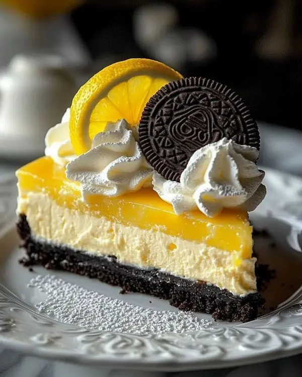 Lemon Oreo Cheesecake