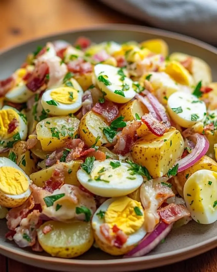 Loaded Bacon, Egg & Potato Salad