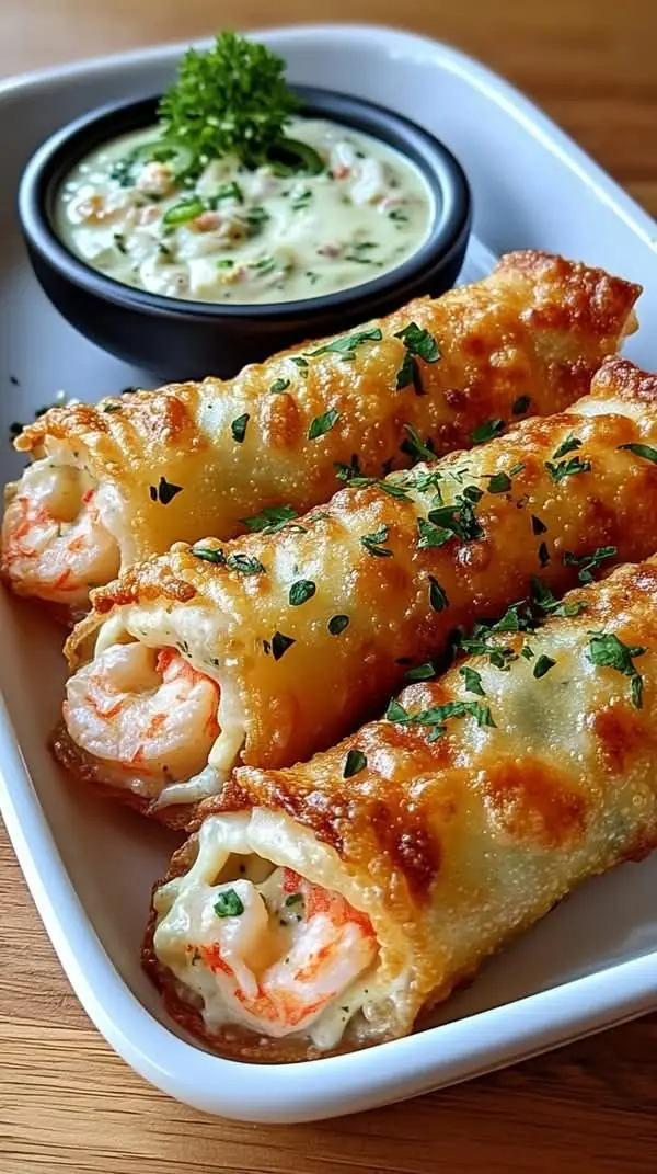 🦐 Cheesy Shrimp Stuffed Cannelloni Bites
