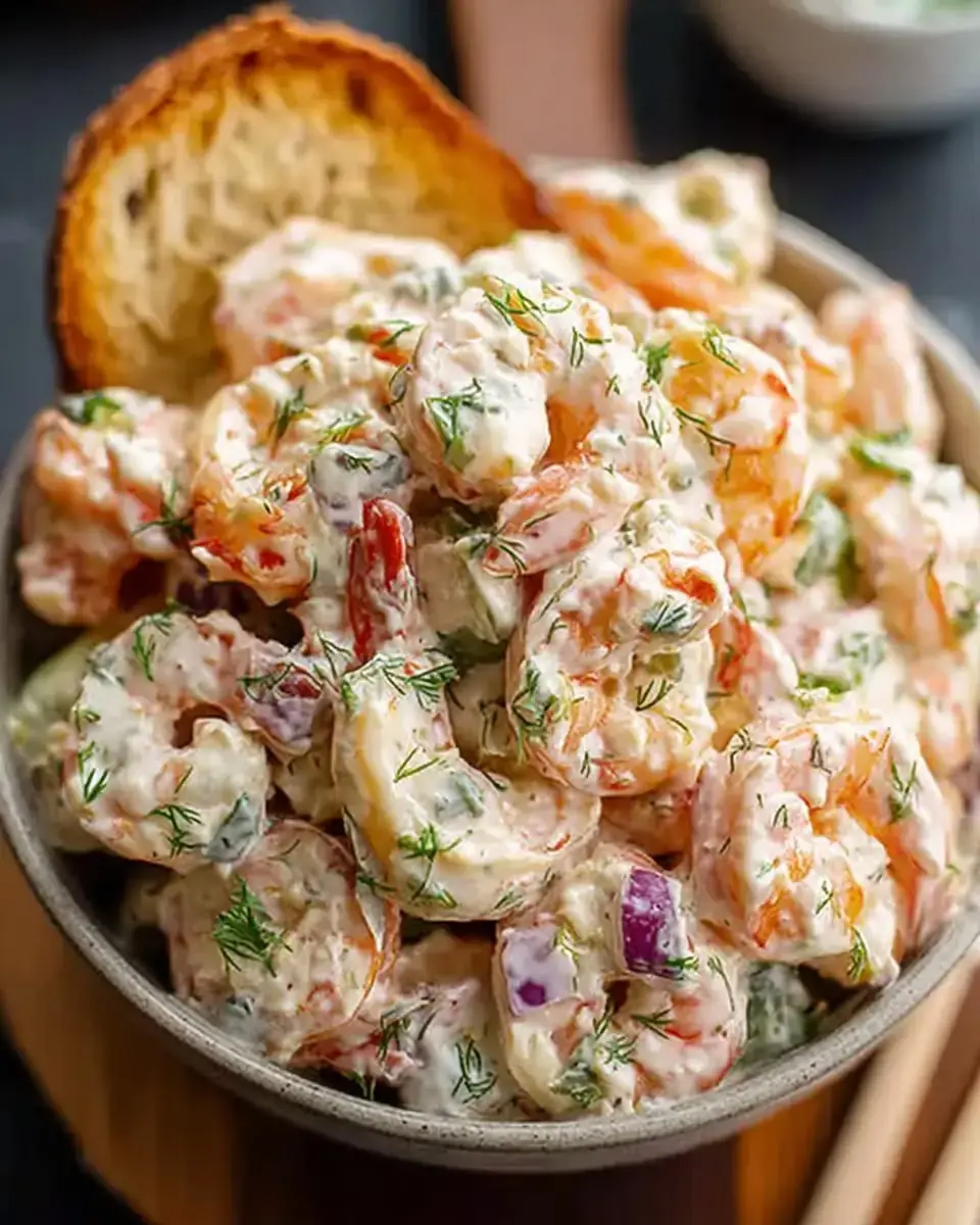 🍤 Creamy Dill Shrimp Salad