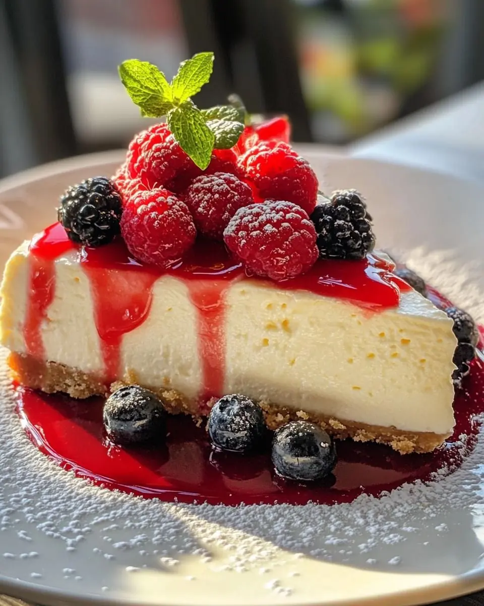 🍰 Mixed Berry Cheesecake