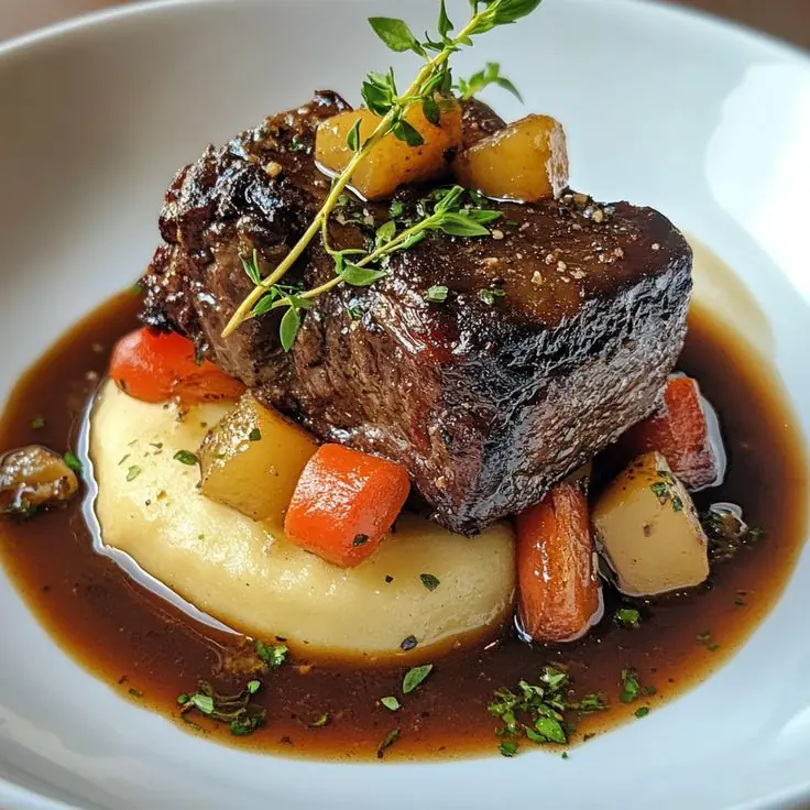 Red Wine Braised Beef Short Ribs with Creamy Mashed Potatoes: The Ultimate Comfort Food Experience