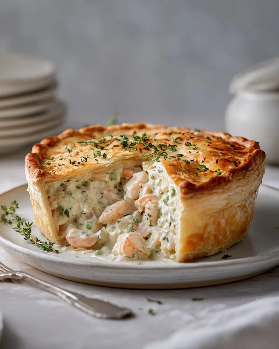 Creamy Shrimp Pot Pie